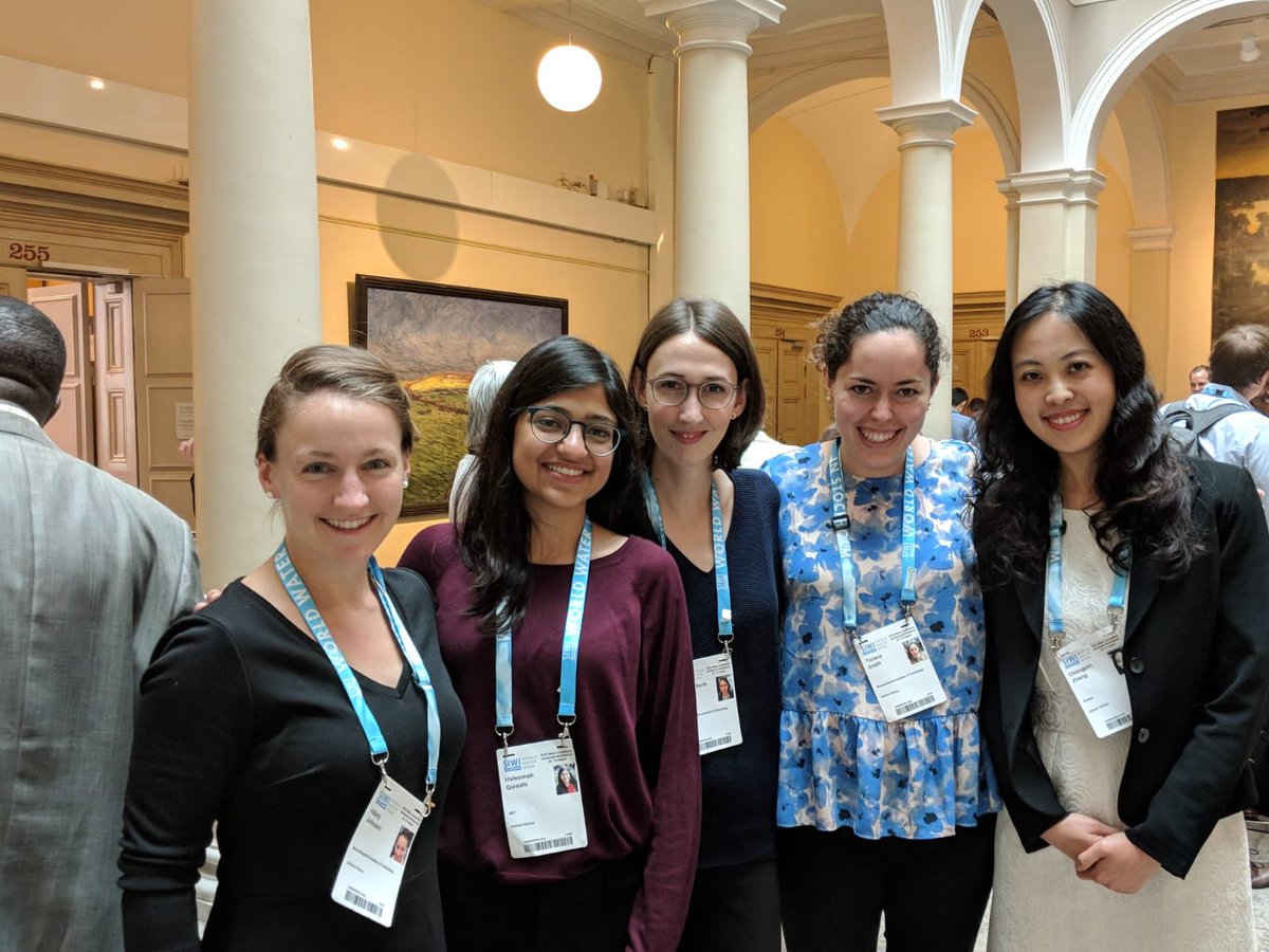 tizianasmith's tweet photo. MIT ladies at World Water Week 2018 representing @MIT_CEE, @mitmeche , @MITdusp and @MITTPP! #wwweek #ceesummer #jwafs https://t.co/CyWFB38jRx