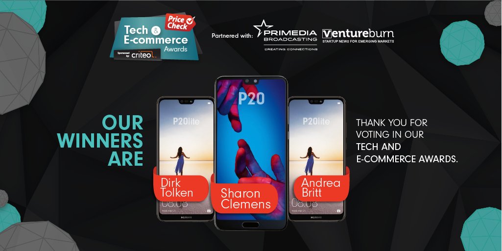 TechEcommAwards's tweet image. Congratulations to our PriceCheck Tech &amp;amp; E-commerce competition winners.
Well done on winner the Huawei Smartphones
Thank you for voting 😁🙋‍♀👏
 #techandecommerceawards #PriceCheck