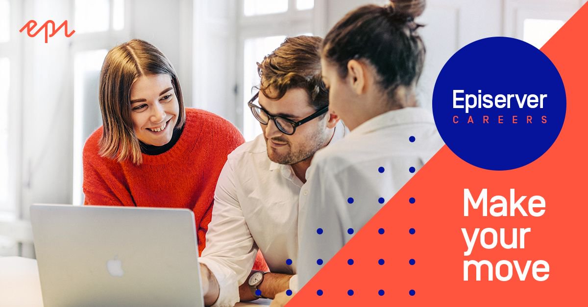 episerver's tweet image. Exciting #career opportunities are open with Episerver right now! Could one of them be for you? bit.ly/2LNCxTC