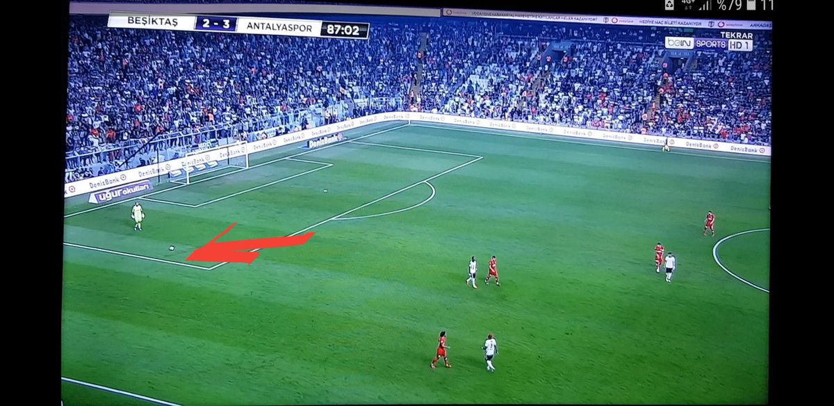 Ve ihlalin gerçekleştiğı noktadan endirekt serbest vuruşla oyun devam eder !!!