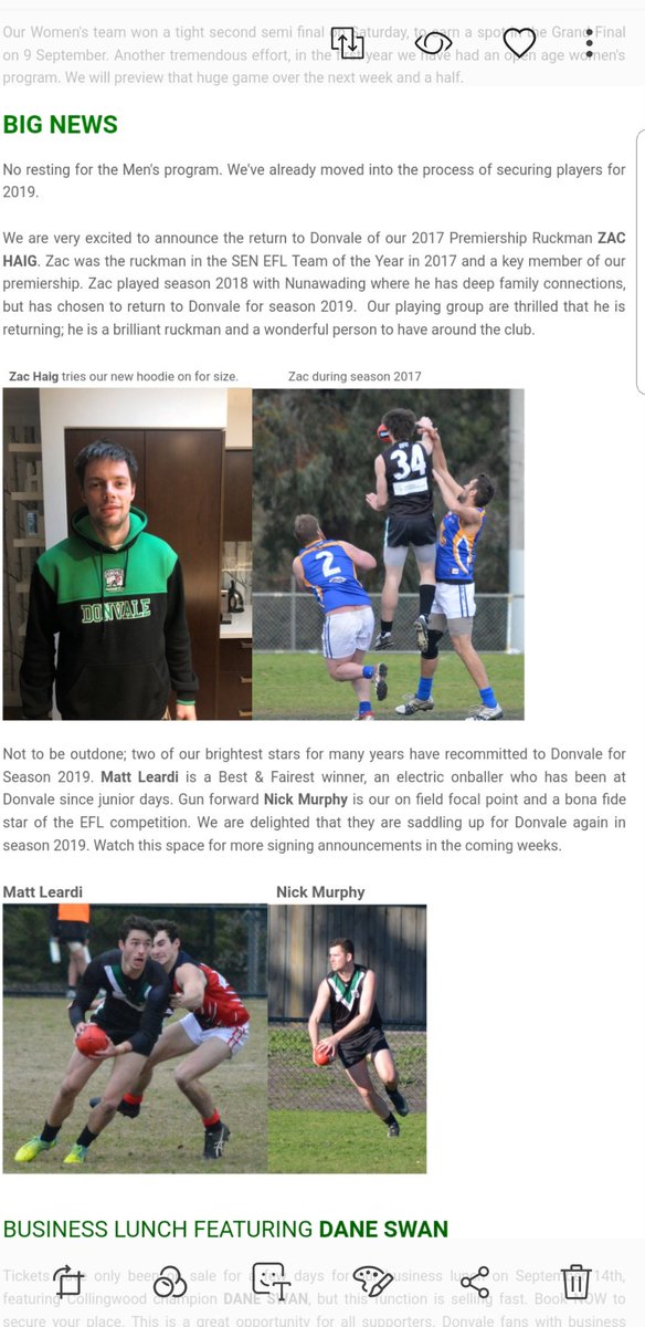 2018 Might be done and dusted for our mens teams but that hasnt stopped us getting excited for 2019. A couple of Big Signings
#BleedGreen