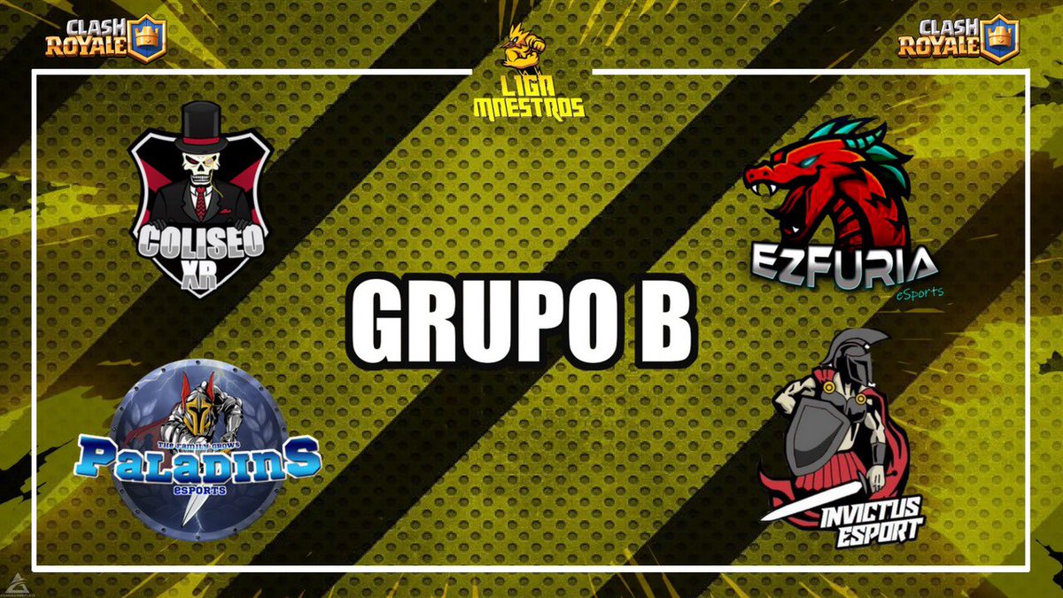 Grupo B🔥:
•@Crema_XR 
•<a href="/Paladins_CR/">Paladins-eSports</a> 
•<a href="/EzFuria_eSports/">EzFuria eSports</a> 
•@invictus2_0 

¡Mucha suerte a todos🔝!