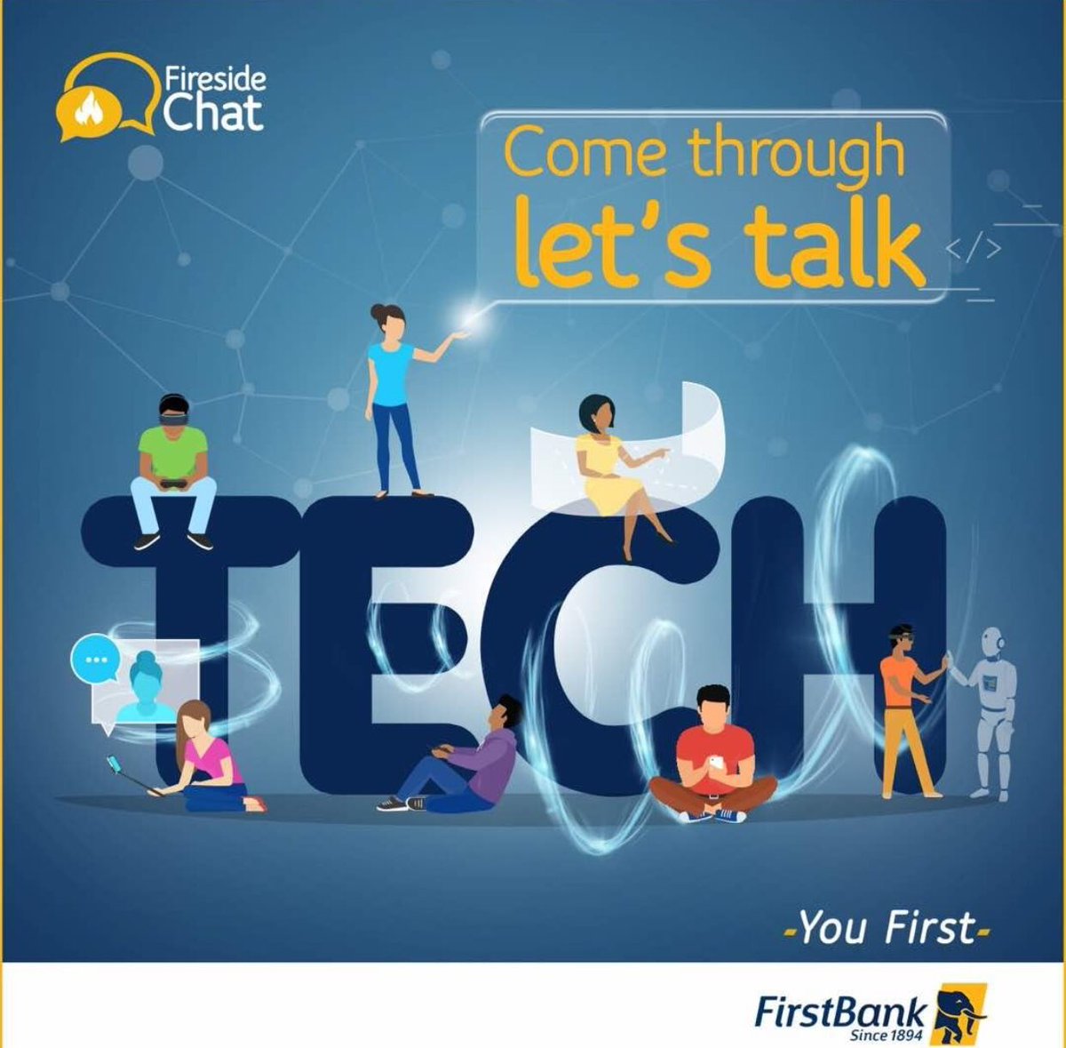 FirstBankngr's tweet image. #FireSideChat Round 2 is here!!!  #LetsTalkTech #FireSideChat #FirstBankDigitalLab #YouFirst