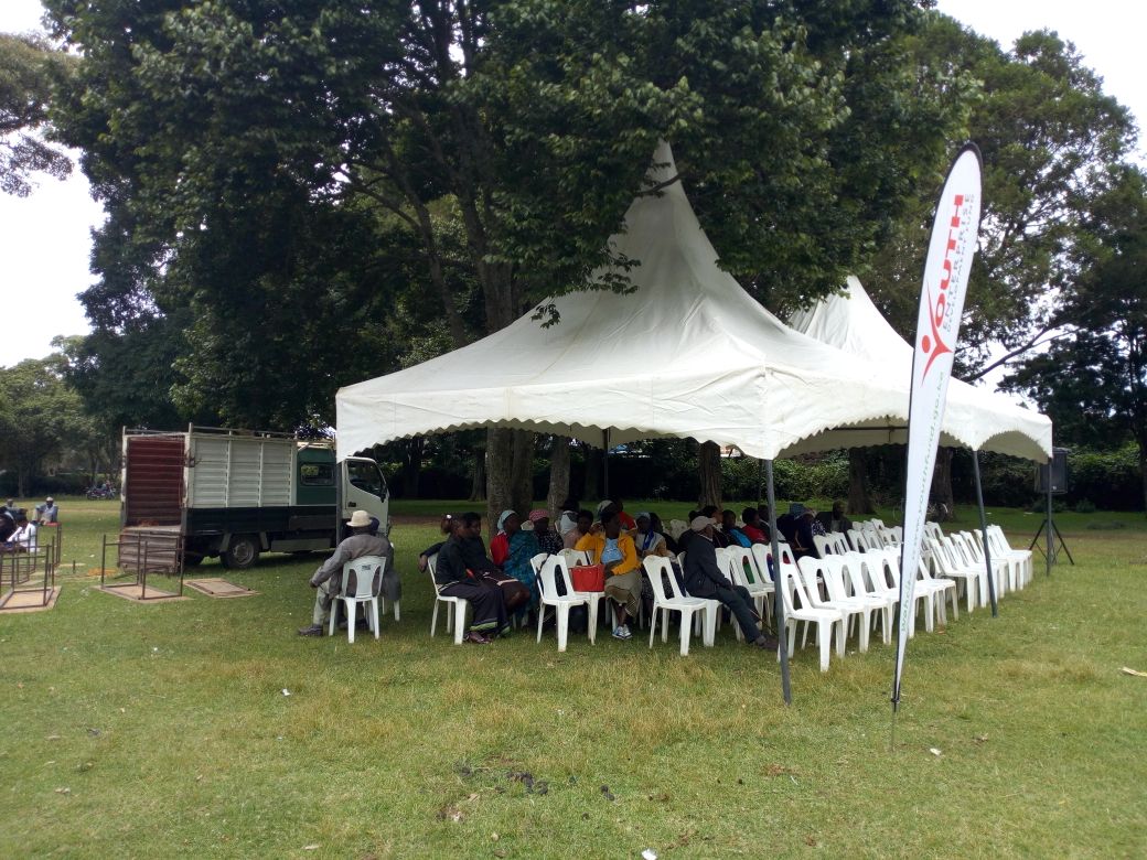 YouthFund_Ke's tweet photo. #HudumaMashinani &amp; public sensitization forum set up at Njoro Park in Nakuru County https://t.co/IGJj0gWAoo