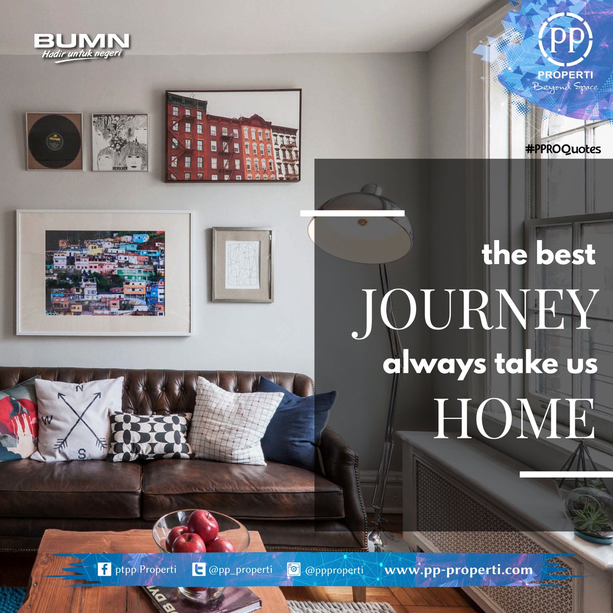 pp_properti's tweet photo. "The best journey always take us home." 
#PPROQuotes https://t.co/ddbsncPmy5