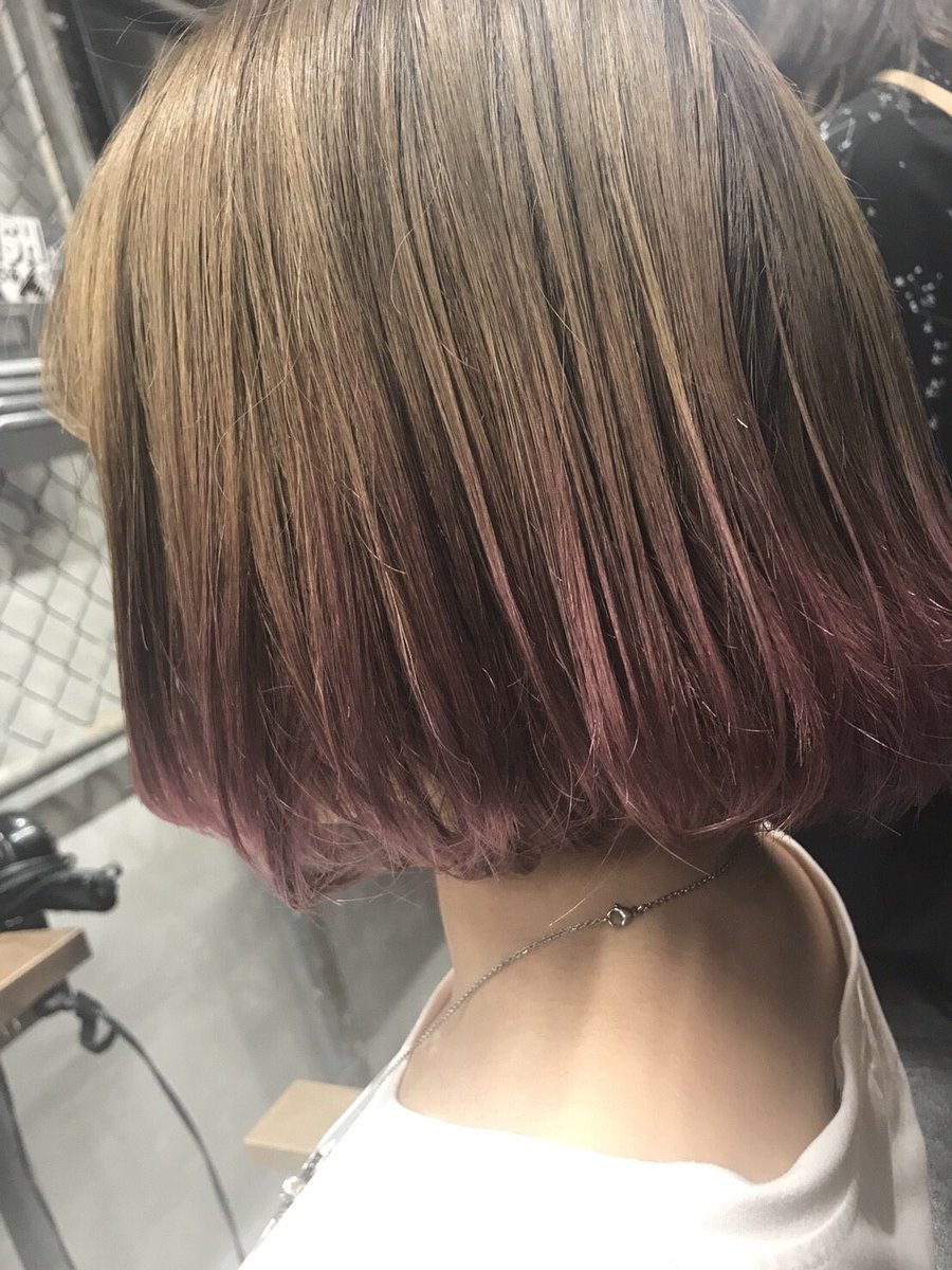 ট ইট র Rock Hair Factory ロクヘア 渋谷 美容室 グラデーションカラーでご来店 Le Ciel Kyonpi さんありがとうございました٩ ˊᗜˋ و 茶髪からグラデーションをくすんだピンクにしました またご来店お待ちしております ロクヘア ロクヘア
