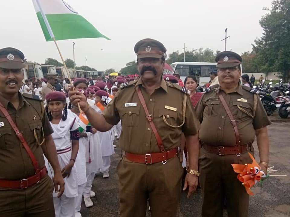TPTWO_Official's tweet photo. 71st Indian Independence Day Celebration - 15th August 2018. #TrafficWarden #TPTWO #India #IndianIndependenceDay #FortStGeorge #Parade #JaiHind https://t.co/D3XpU8JCOk