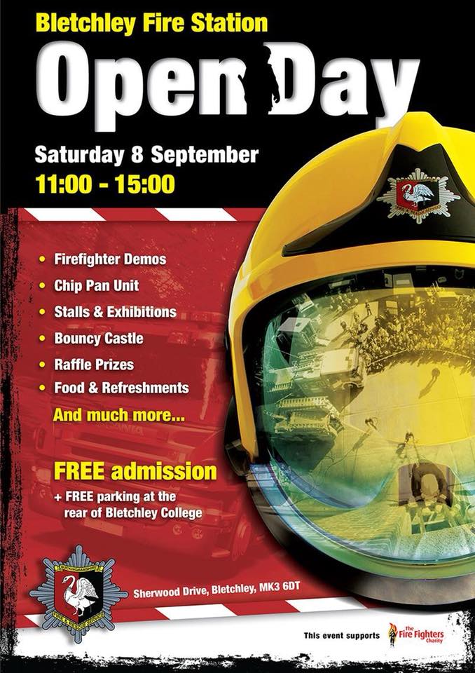 Bletchley Fire Station Open Day

Saturday 8th September 2018

FREE ADMISSION
