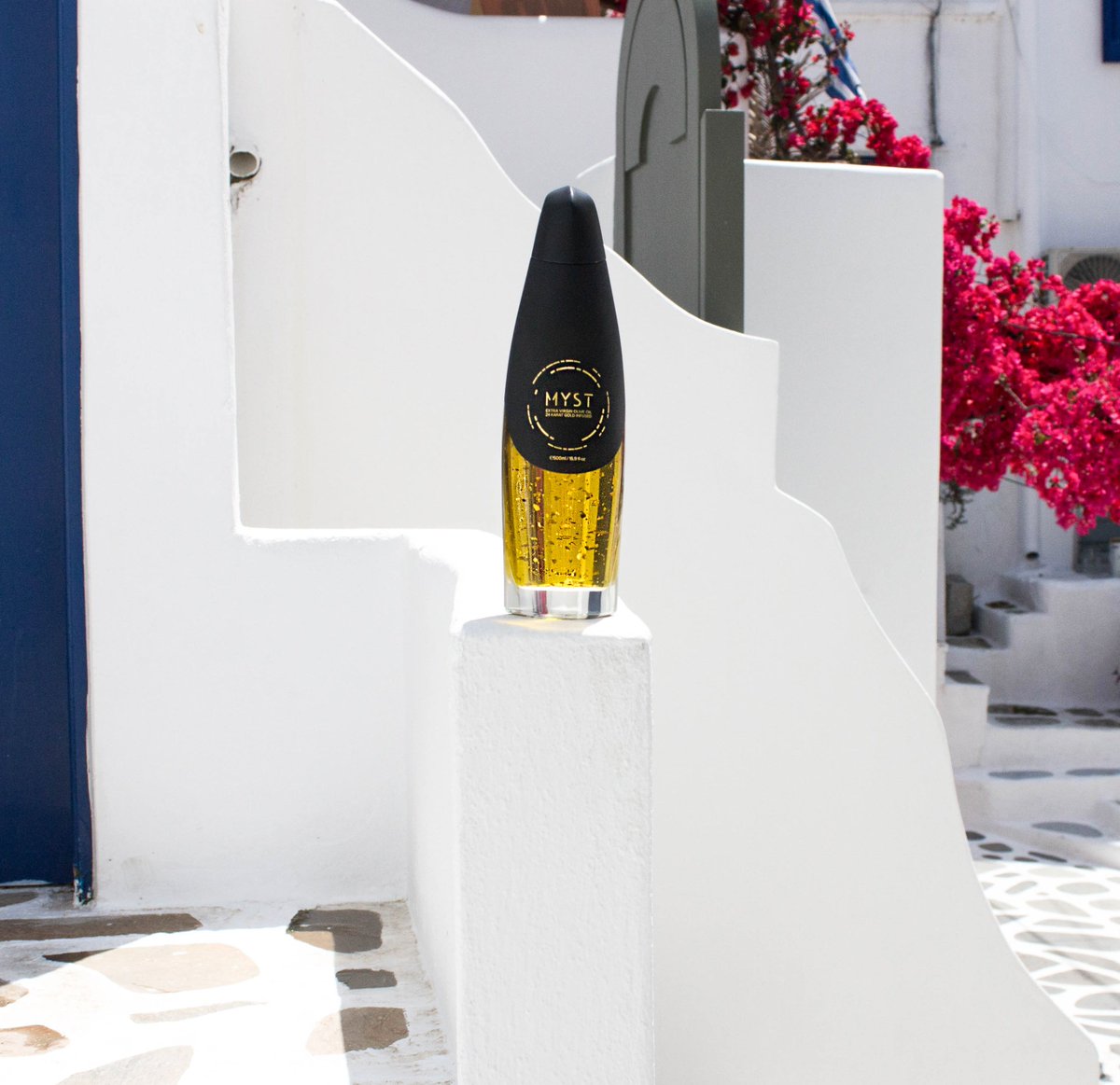 Quality is not an act, it is a habit. hashtag #oliveoil #mykonos #gourmetfood #packagingdesign #awards myst.gr
