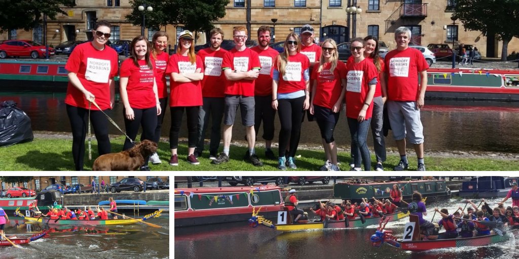 Our team of dragon slayers competed at the Glasgow Canal Festival over the weekend, #fundraising for <a href="/NRScot/">Nordoff Robbins Scot</a>. Despite being knocked out in the semi-finals of the dragon boat race, it was an enjoyable event...we’ll be back! #MondayMotivation #Charity <a href="/scottishcanals/">Scottish Canals</a> <a href="/GableEvents/">Gable Events</a>