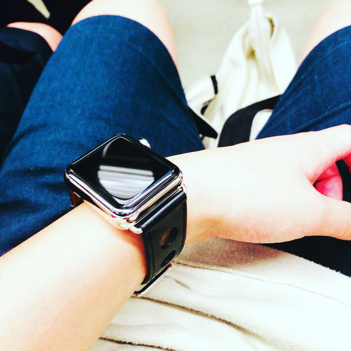 注目ブランドのギフト エルメス ほぼ未使用 シリーズ3 Watch Apple - 腕時計(デジタル)