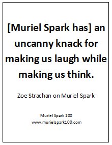 The wonderful <a href="/zoestrachan/">Zoe Strachan</a> on #MurielSpark100 in <a href="/theskinnymag/">The Skinny</a> earlier this year! 😂 🤔 #TuesdayThoughts