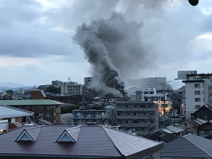 火事 北九州市八幡西区大浦１で建物火災 煙モックモクやわ 福岡県 まとめダネ