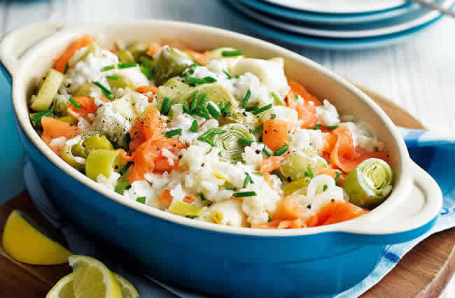 RecetteCookeo's tweet photo. #recette #thermomix #cookeo Recette Risotto Poireau et Saumon Fumé au thermomix... https://t.co/6CV592YUH9