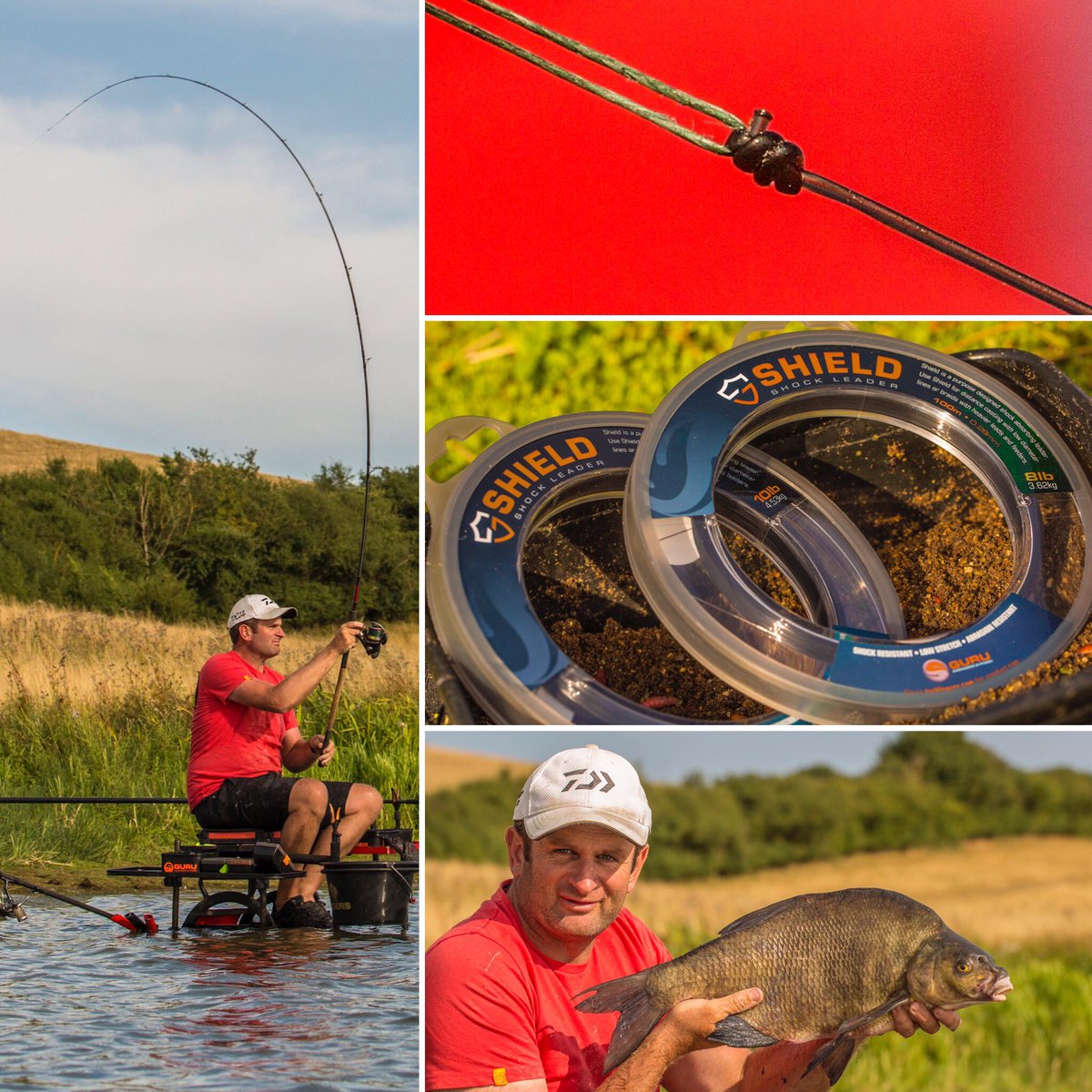TackleGuru's tweet photo. Shield Shockleader! Super abrasive resistant, smooth, high knot strength, low stretch, discrete colour, tangle free stiffness...the ultimate leader material - OUT THIS FRIDAY! #tackleguru #feederfishing #matchfishing #shockleader #newproduct #comingsoon https://t.co/YRtTTbBl4w