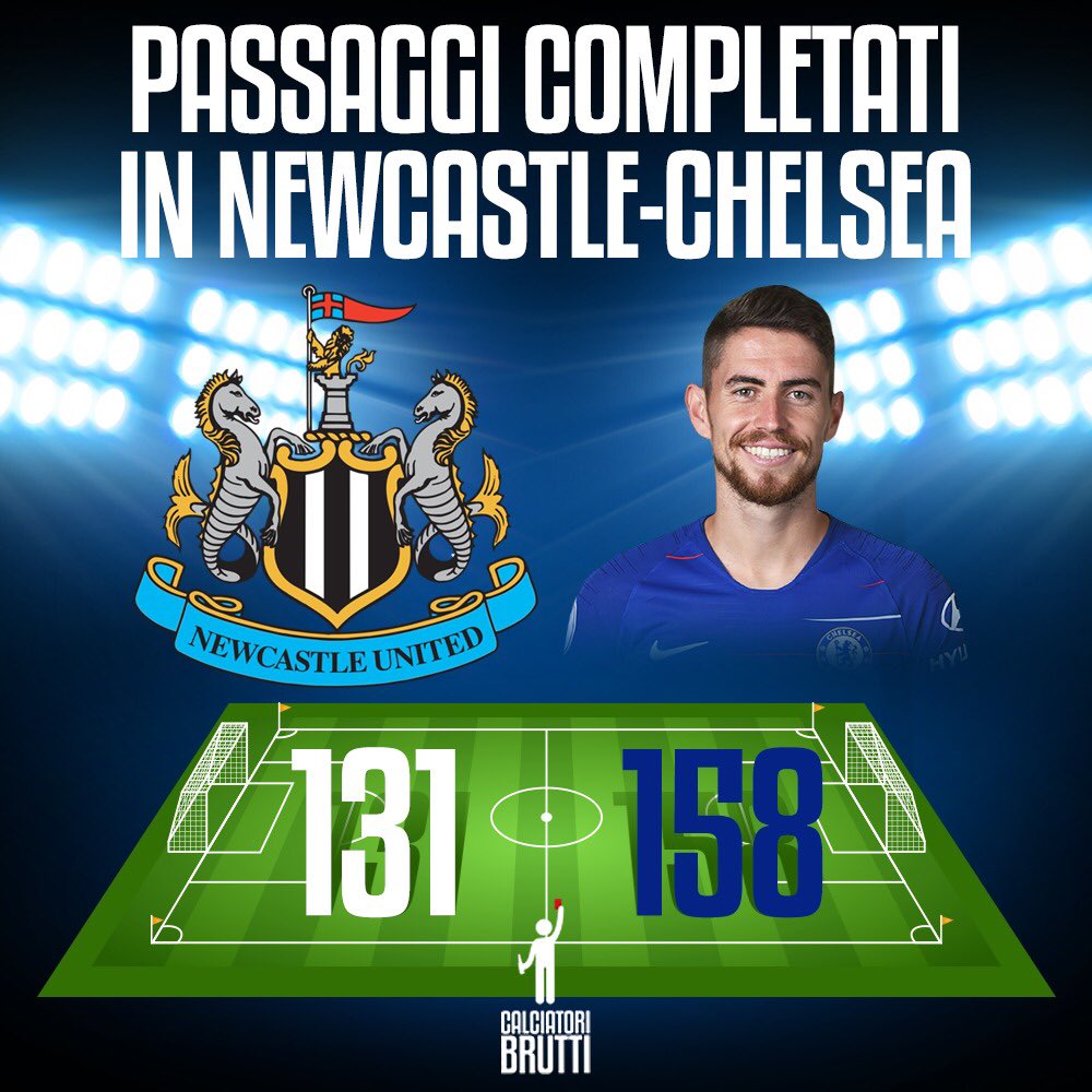 Il tempo passa. #Jorginho di più. #Newcastlechelsea