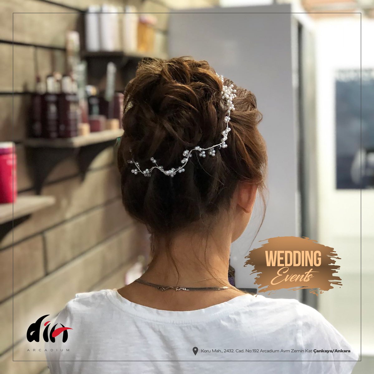 En özel anlarınızda Dia Kuaför Arcadium kalitesi ile göz kamaştırın.

Bu yılın en güzel #gelinsaçı modelleri için randevunuzu hemen alın.