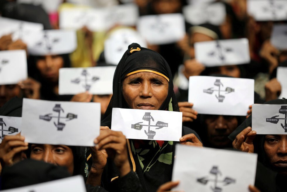 podelope's tweet photo. La ONU ha publicado un informe sobre la crisis de los #Rohingya en el que acusa a Myanmar de intento de genocidio. https://t.co/CQiolbURT3