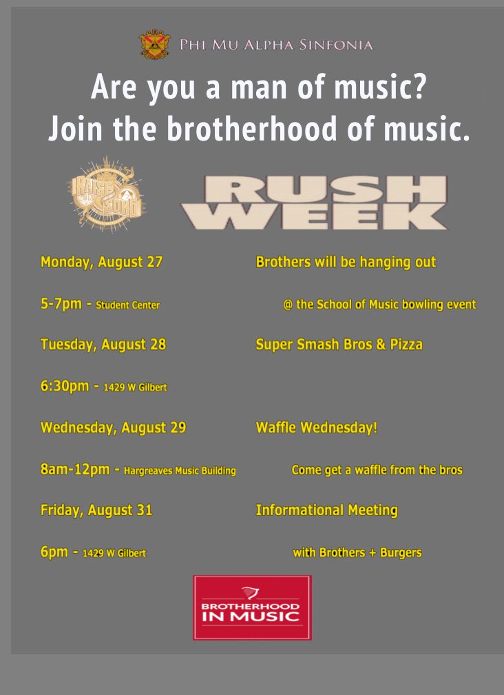 Phi Mu Alpha-Ball State University tweet media