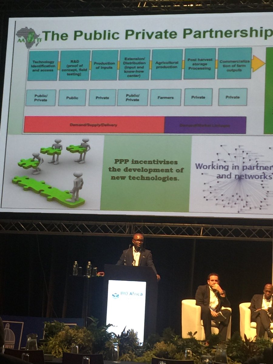 Biosafety_SA's tweet photo. Public-Private Partnership key to bring enabling agri technology to African farmers @Francisnwankwo7 @aatfafrica #BIOAfricaConvention https://t.co/hqbCbpDzjr