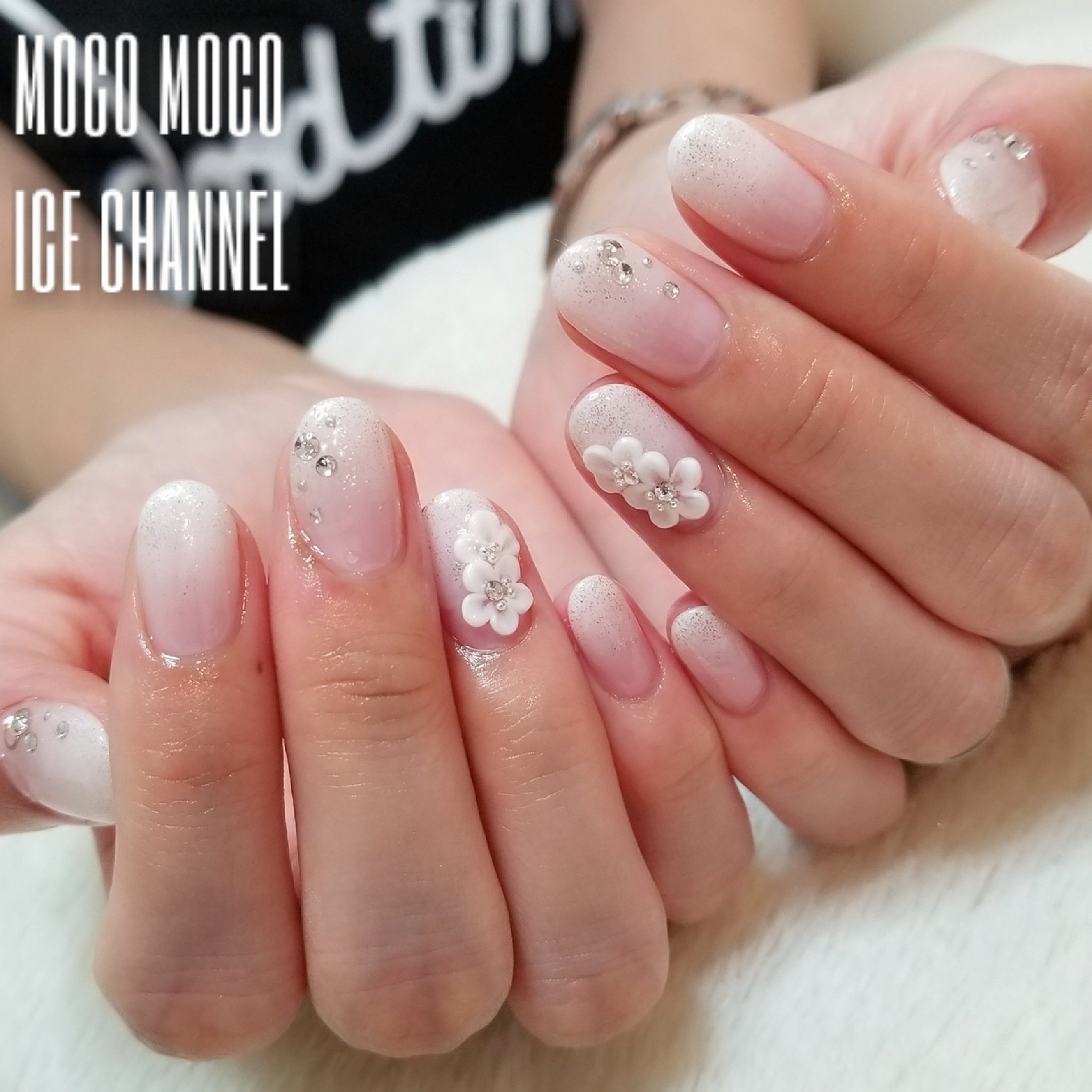 Ice Nailist あいすちゃん 白グラデにシルバーラメ The ブライダルなデザイン T Co Ixjkmxqowi ネイル ジェルネイル ブライダルネイル グラデーションネイル グラデ カラグラ 白ネイル 白グラデ 白グラデージョンネイル