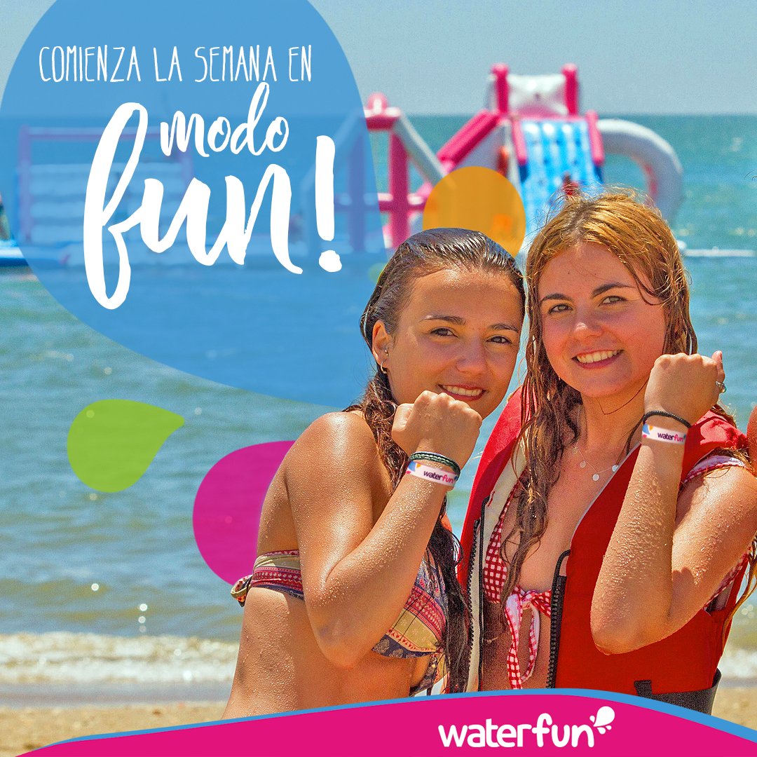 WaterfunES's tweet photo. ¡Comienza la #semana en modo #fun en uno de nuestros parques @WaterfunES . Una forma diferente de #disfrutar del último #lunes de #agosto.

#Waterfun #funny #verano #playa #vacaciones #sol #amigos #felizlunes #monday #happymonday #august #friends #beach #sunset #smile #summer https://t.co/jUS9UtSntU