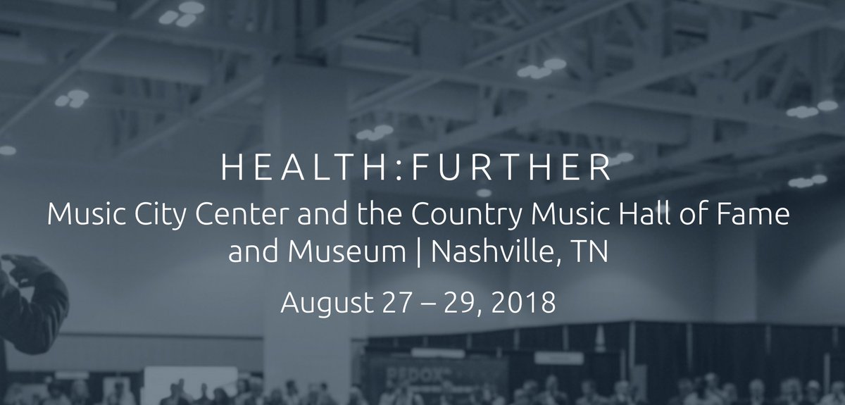 We are excited to be in Nashville this week at the Health:Further Festival!