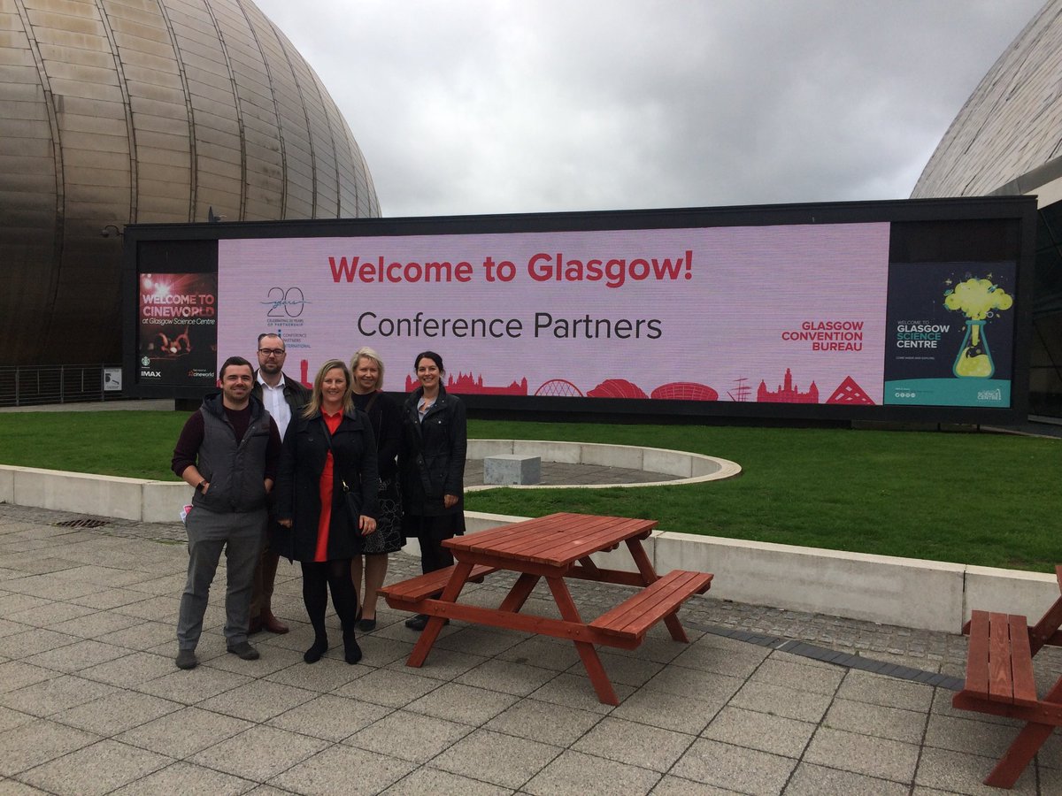 Glasgow_Aileen's tweet photo. @meetglasgow hosting some of the @ConfPartners team in #Glasgow today! Lovely welcome from @gsc1 @WendyGCVB @BevGCVB https://t.co/j8CpXq0UGd