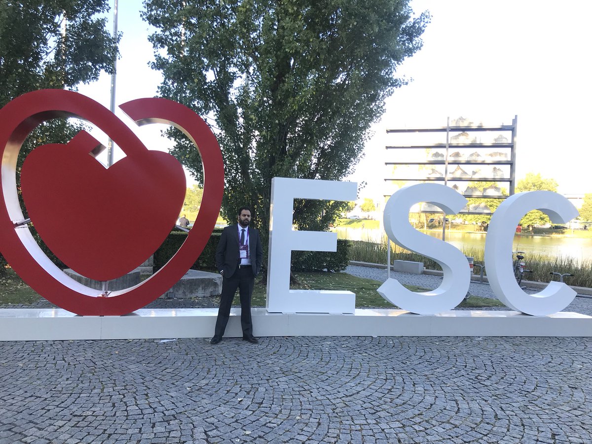 AravJhandMD's tweet photo. Delighted to present our work on left atrial appendage closure devices at #ESC2018 #ESCCongress @AbhishekThandra @essadii #CreightonCardio #IMCreighton https://t.co/Y2GJhnTc8i