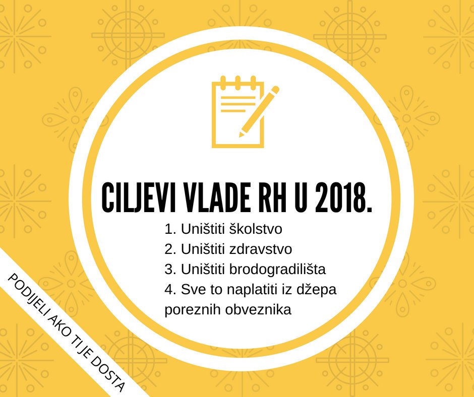 To do lista <a href="/VladaRH/">Vlada Republike Hrvatske</a> #ugasilistehrvatsku. <a href="/DNEVNIKhr/">DNEVNIK.hr</a> <a href="/portaldnevno/">Dnevno.hr</a> <a href="/RTLDanas/">RTLDanas</a> <a href="/zsprajc/">Zoran Šprajc</a> <a href="/davor_bernardic/">Davor Bernardić</a> <a href="/SDPHrvatske/">SDP Hrvatske</a> <a href="/HDZ001/">BorreHdz001</a> <a href="/MilanBandicGZ/">Milan Bandić</a> <a href="/HaeNeS_/">HNS</a> <a href="/IDSDDI/">IDS-DDI</a> <a href="/NLMost/">The Most NL</a>