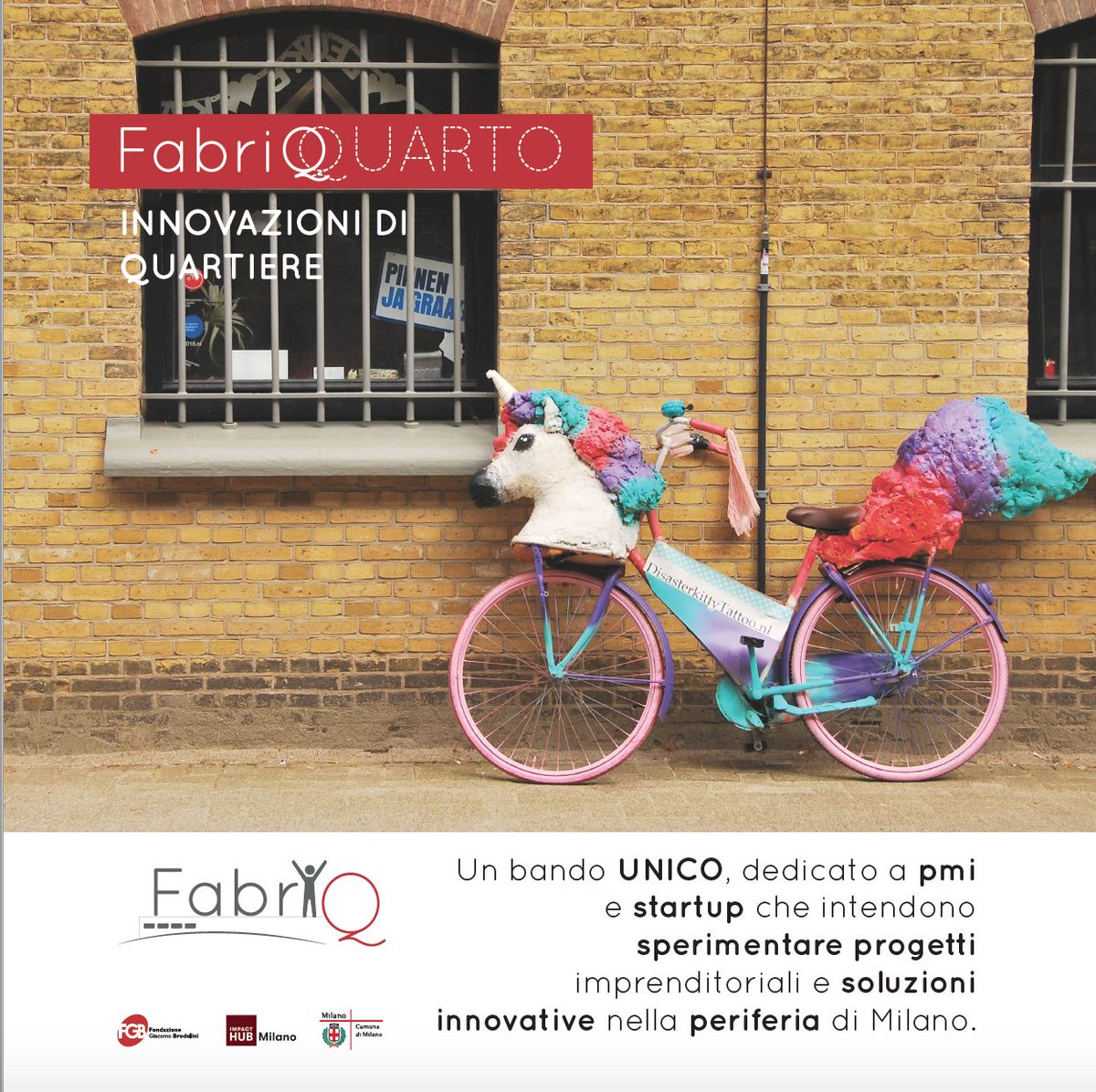 Le buone notizie al rientro: <a href="/ComuneMI/">Comune di Milano</a> promuove FABRIQ QUARTO - Innovazioni di Quartiere, iniziativa unica, rivolta alle #imprese che guardano alla #periferia come luogo di sperimentazione.#contributo fino a 45.000€ Deadline 24/09/2018
Per partecipare ➡bit.ly/2BKMa0I