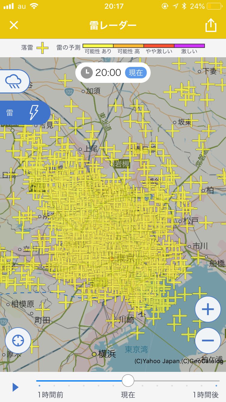 千葉のかっちゃん 東京の雷レーダーカオスなんだが 千葉のかっちゃん 東京の雷レーダーカオスなんだが