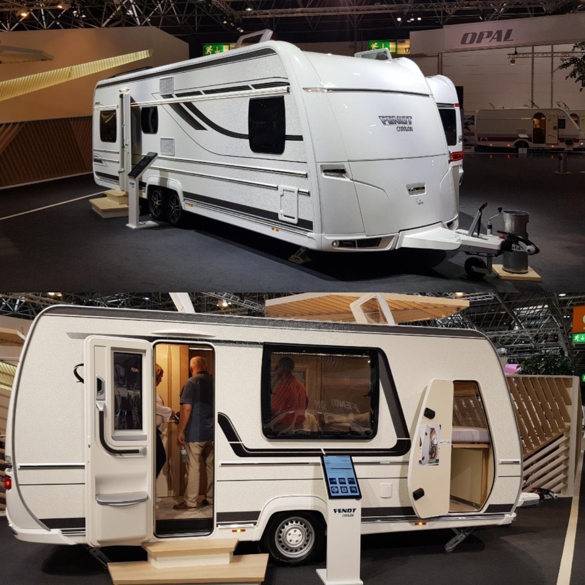 Challenges with graphic application on Hammerschlag side walls? Johannes Oberhofer is at Caravan Salon 2018 this week and can help!
Thanks to Fendt we have the opportunity to showcase our solution on their fantastic models - Brillant, Emotion and Bianco!