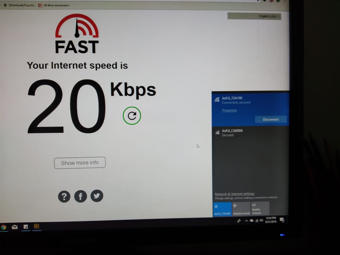Akash_Ajay18's tweet image. Ohk @reliancejio , my patience is over!
Can any other service provider promise a good internet service? Can anyone help!
@Airtel_Presence @idea @VodafoneIN
#Internetservices #intenet #jio #JioGigaFiber