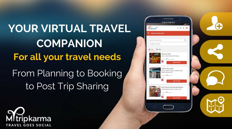 Simplify your travel with MyTripKarma – The one app that does it all for you!
Sign up Today: bit.ly/2LvMYGq
