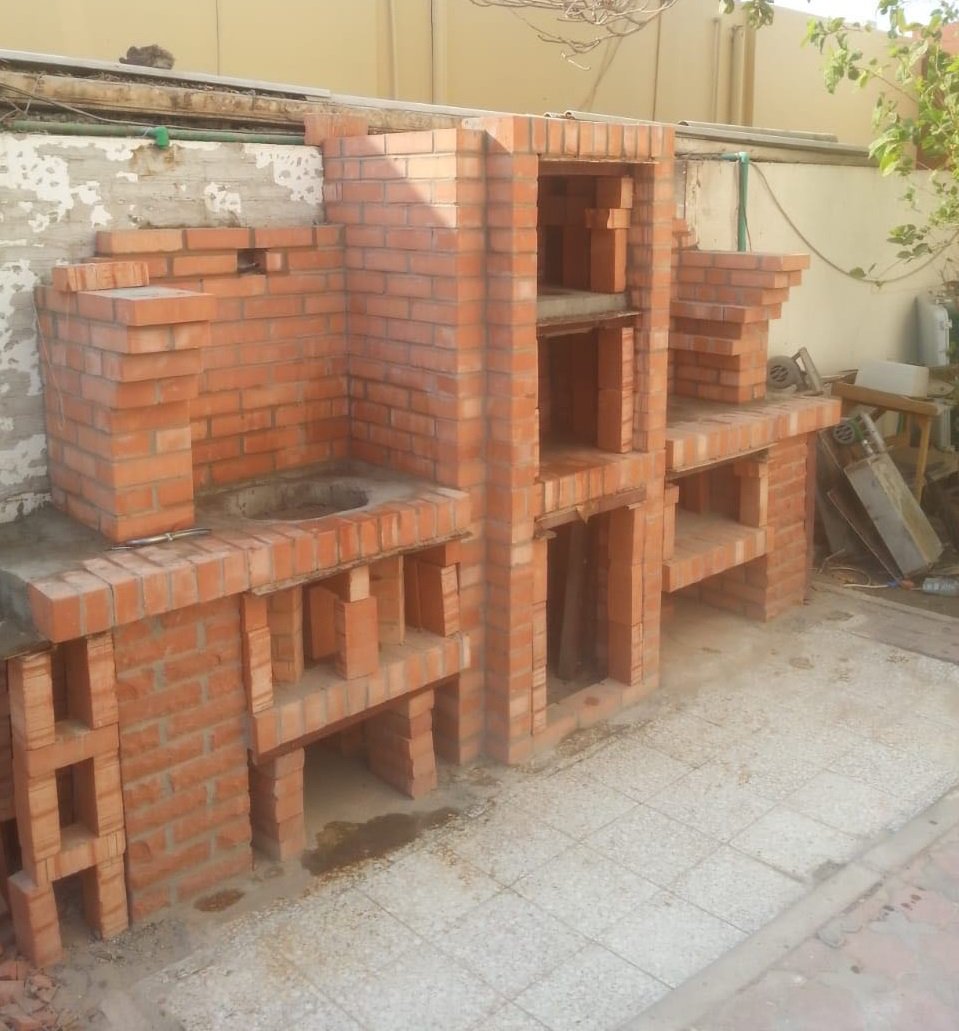 الديار العتيقة Al Diyar Home On Twitter Here Is A Quick Look At A Current Work In Progress In A Private Villa In Dubai Outdoor Brick Bbq Grill And Mandi Oven Completed