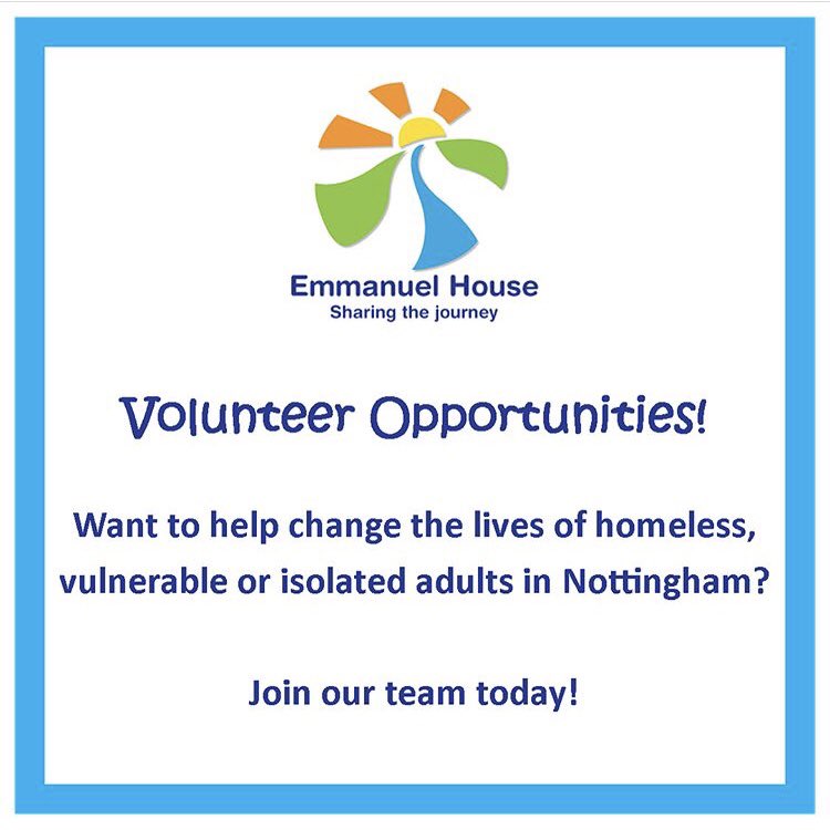 emmanuel_house_'s tweet photo. Want to use your time and skills to help change someoneโs life... today?! #volunteer #heartforhumanity #socialjustice #equality #tacklinghomelessnes #charityshop #fundraising #slowfashion #sustainablefashion https://t.co/6VdcfvmCIi