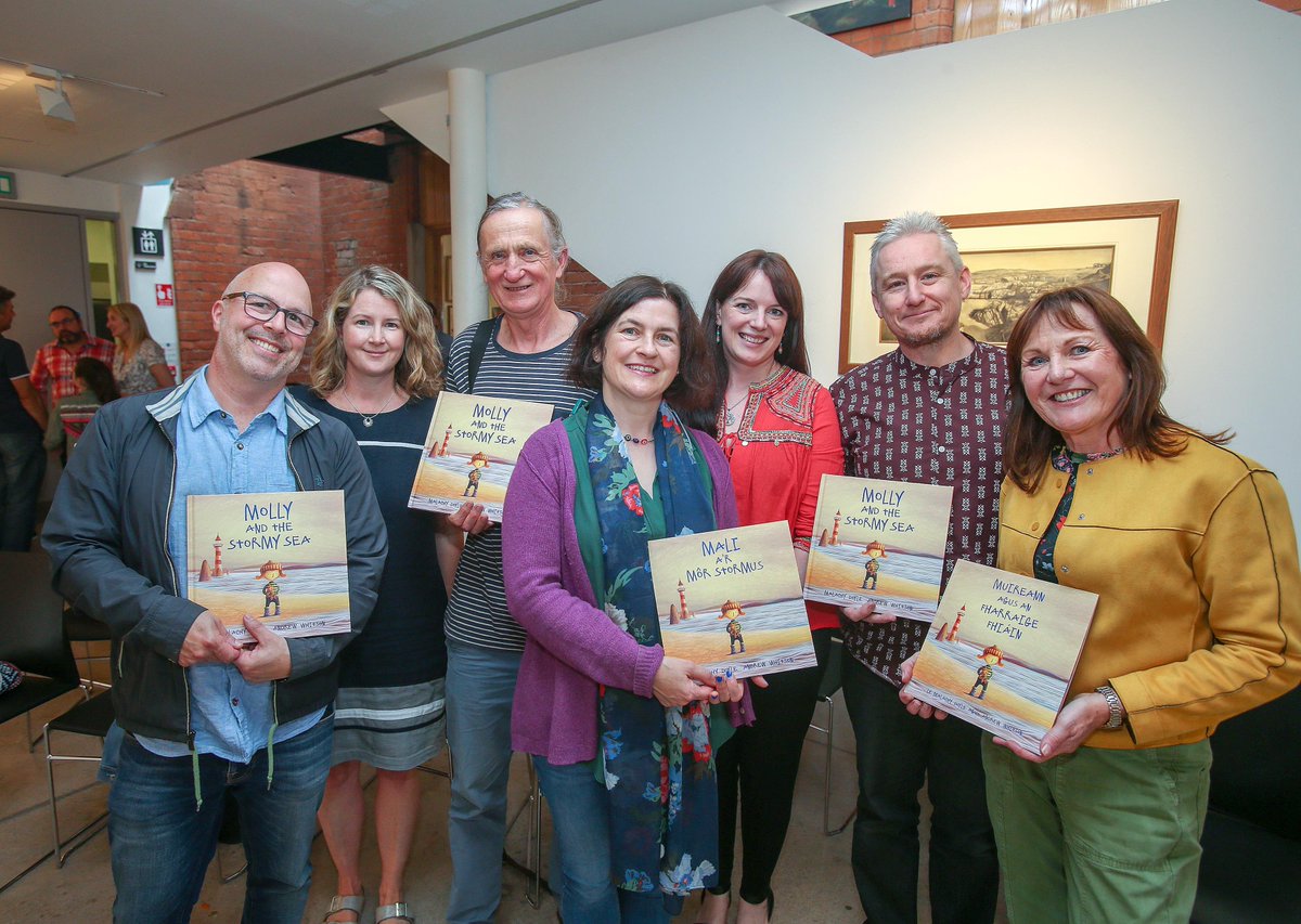 Look who came to our launch @paulhoward20 Niamh @sharkeytweets @MALCHYDOYLE @sheenawriter @grainneholland @andrewwhitson92 @LizCanning2 (out of picture @paulineburgess @LizTellsStories PatRyan Caitríona Dooley)Thanks creative friends! @KidsBooksIrel @LittleIslandBks @ACNIWriting