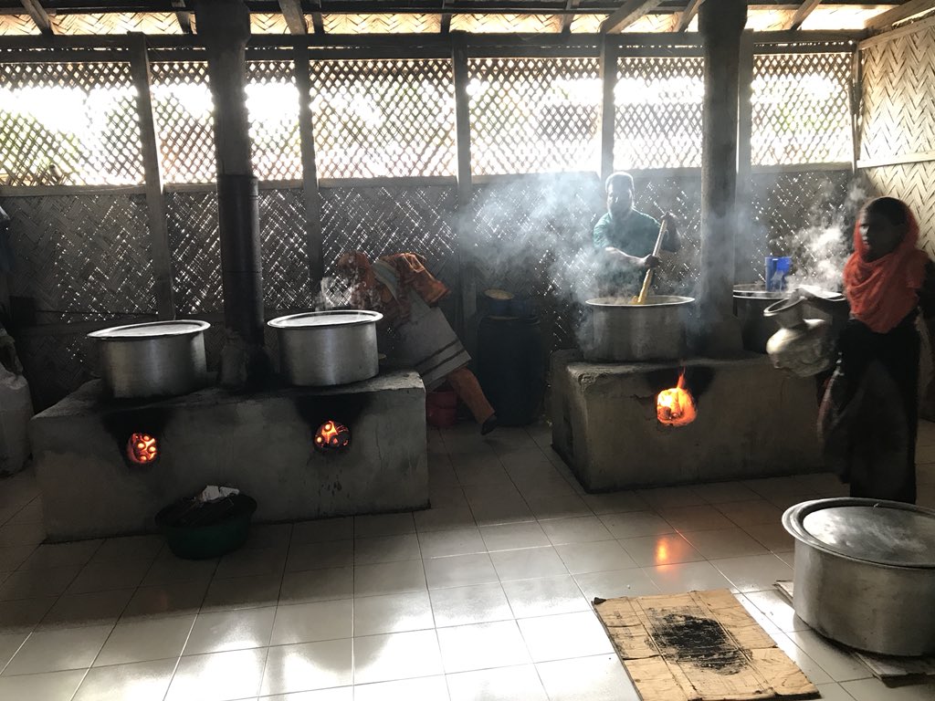 nipingangadhar's tweet photo. Pic1: #ThisDayLastYear Over #800 #RohingyaRefugees who managed to survive the violence had their #firstmeal in days at our Kutupalong EmoP centre. It marked the start of #RohingyaResponse by my #ActionHeroes @ACFBangladesh.  Pic2: #Today 2000+ vulnerable refugees were fed here! https://t.co/tdaHJdgObb