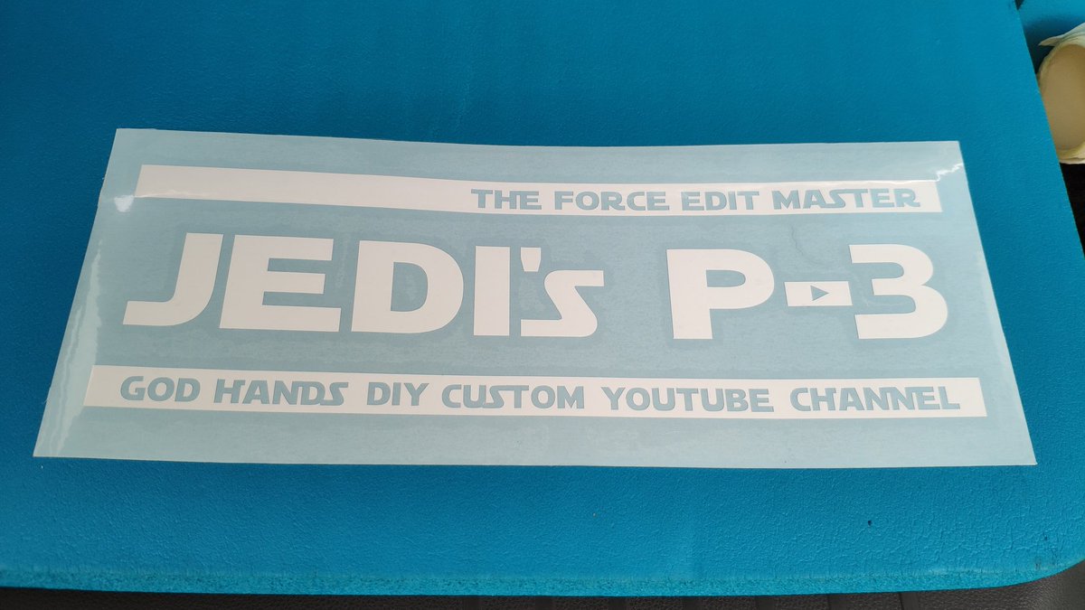 JEDIs_P3's tweet photo. ステッカー完全版 完成！👍✨

製作費がけっこうかかってますので…申し訳ありませんが販売という形を取らせていただきます

もし買ってあげてもいいよというお方がいらっしゃいましたら、ご購入お願いします🙏

在庫 抱えたくないので注文が入り次第、必要枚数を製作して頂きます

最初は10枚ぐらい https://t.co/Ak9UsCVFKn