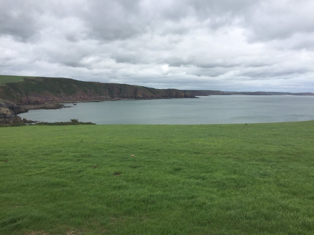 TheWIWalks's tweet photo. Overcast sky doesn’t really showcase the amazing scenery on today’s walk @PembsCoast @PembrokeshireWI @WomensInstitute @N1_WI @MFWI https://t.co/uUcQK50eVP