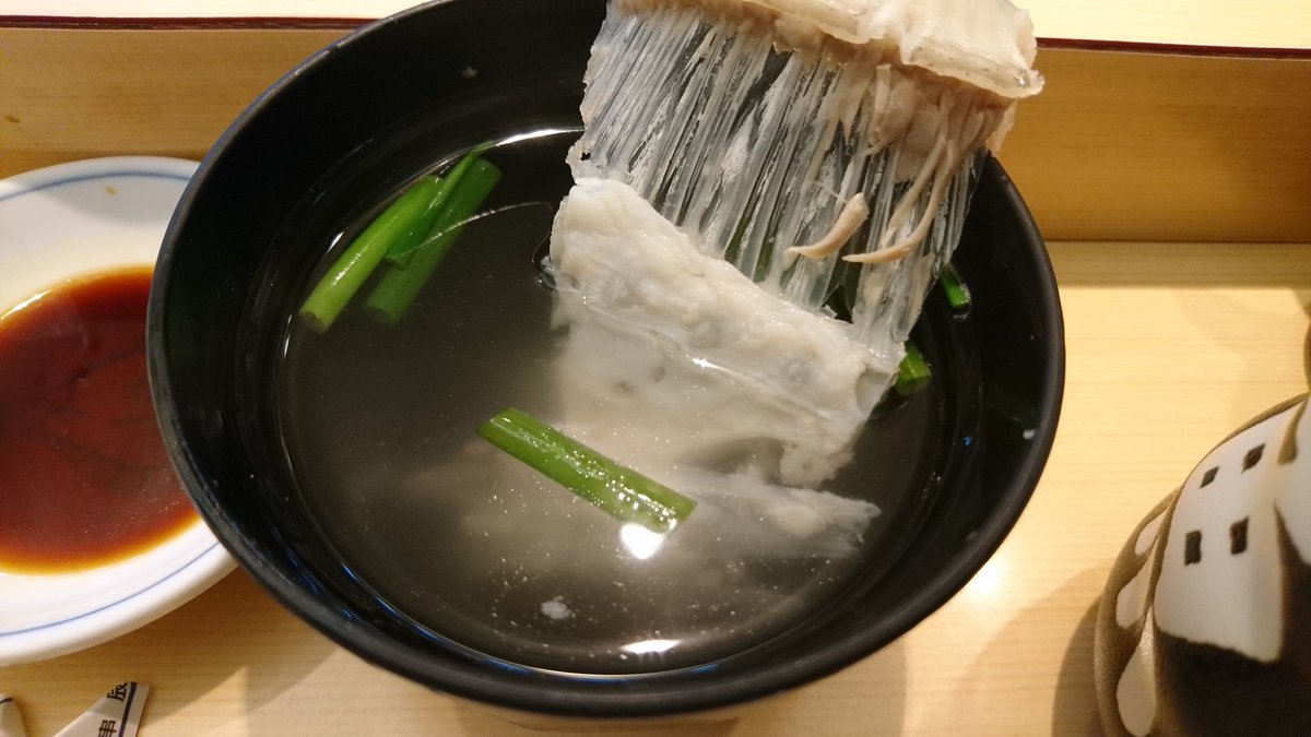 かな かな 締めのヒラメと昆布〆鯛とあら汁