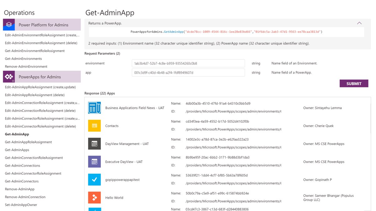 Bob1German's tweet photo. Announcing new Admin and Maker Connectors for PowerApps and Flow ~ Denise Moran ~ https://t.co/j1WqP8izCT ~ Connectors expose the Power Platform APIs so you can more easily interact with PowerApps and Flow resources within PowerApps and Flow. #meta #News https://t.co/Lw0Efd83Nt