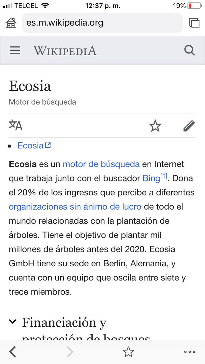 aleexmayorga_'s tweet photo. Dejen de utilizar GOOGLE como buscador principal! Los invito a Ecosia,una alternativa que trabaja de la misma manera que Google,la diferencia es que con los ingresos que se genera este website se plantan árboles cada vez que alguien navega,es para un bien para nuestro planeta🌎🌳 https://t.co/9WyrX75hUd