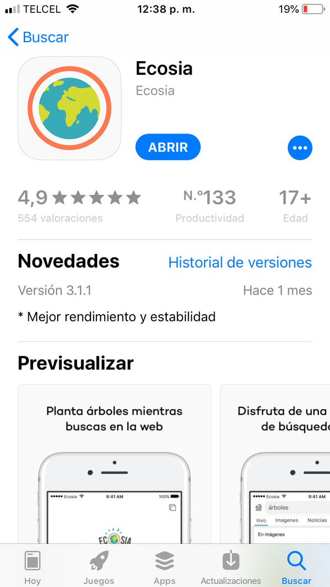 aleexmayorga_'s tweet photo. Dejen de utilizar GOOGLE como buscador principal! Los invito a Ecosia,una alternativa que trabaja de la misma manera que Google,la diferencia es que con los ingresos que se genera este website se plantan árboles cada vez que alguien navega,es para un bien para nuestro planeta🌎🌳 https://t.co/9WyrX75hUd