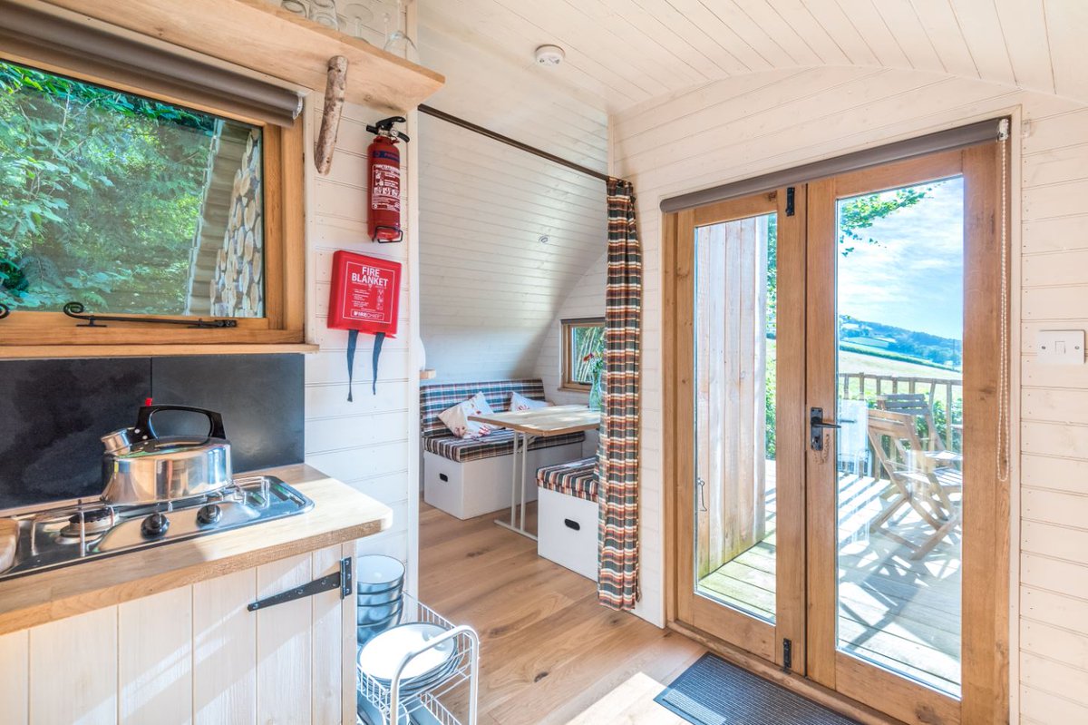Would you spend a night (or two) in one of these Modulog cabins from <a href="/welshglamping/">moduLog</a> in Wales? Watch how these cabins are built here: bit.ly/2NmXsto #woodmizer #sawmill #modulog #cabin #camping #wales #glamping