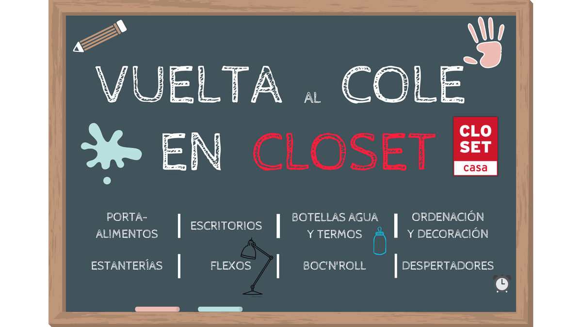 closetcasa's tweet photo. Buenas tardees de lunees?? Empezamos la cuenta atrás para la vuelta al cole 😃!! Encuentra todo lo necesario en nuestras tiendas @closetcasa Vamos a empezar septiembre con energía 💪 Os esperamoos en @Itaroa y en #pamplona 

#VueltaAlCole #vueltaalcoleencloset #closetcasa #closet https://t.co/9OLC8Zukn8