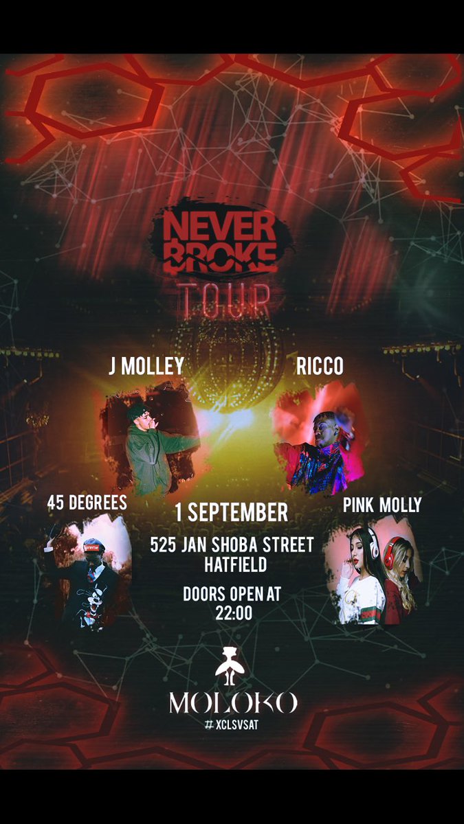 RiccoLuty's tweet image. The Tour Way 🌍Let&apos;s Get It. @MolokoPretoria this Saturday. PTA Pull Up 💪🏾🔋🦅