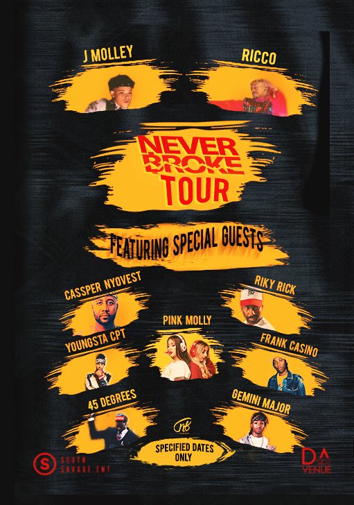 RiccoLuty's tweet image. The Tour Way 🌍Let&apos;s Get It. @MolokoPretoria this Saturday. PTA Pull Up 💪🏾🔋🦅