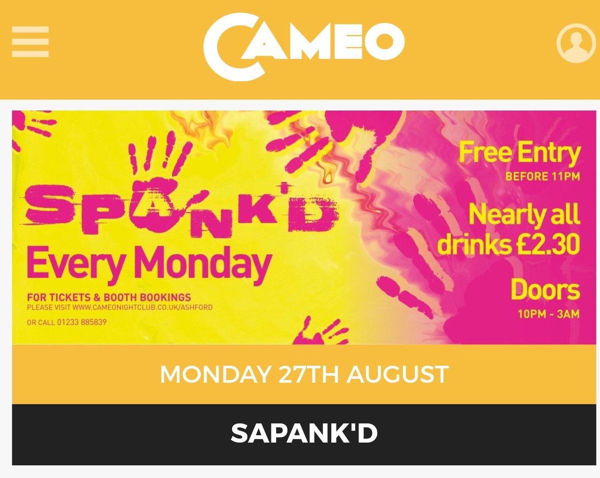 djmoet's tweet photo. Find me tonight @CameoAshford 10pm -3am FREE ENRTY B4 11PM #spankd https://t.co/sSFIInoNof